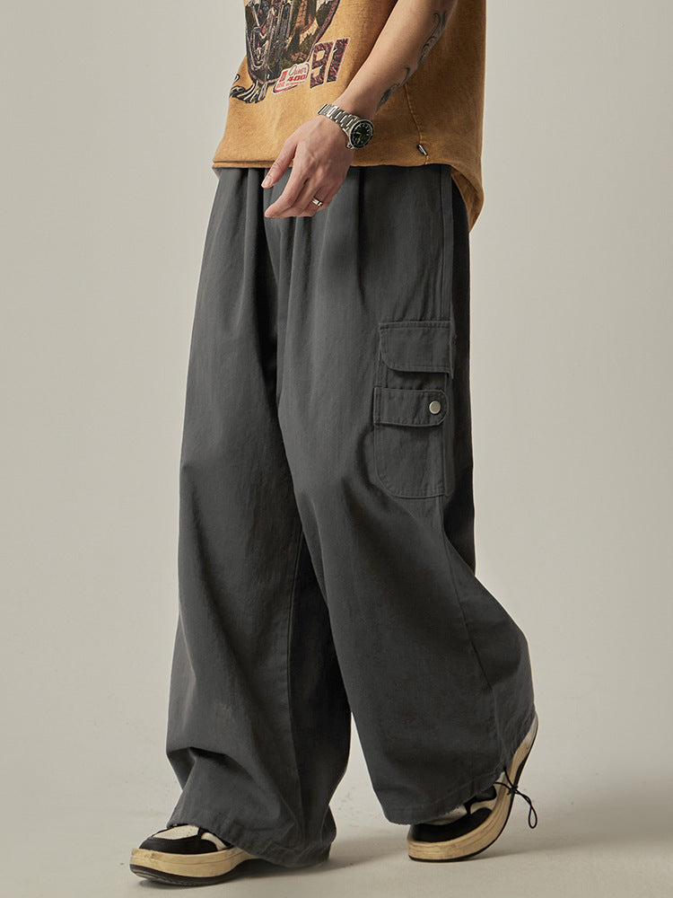Loose Straight Wide-leg Pants