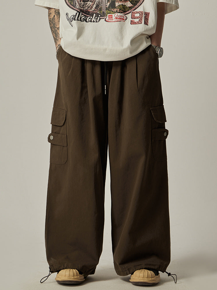 Loose Straight Wide-leg Pants