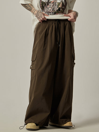 Loose Straight Wide-leg Pants