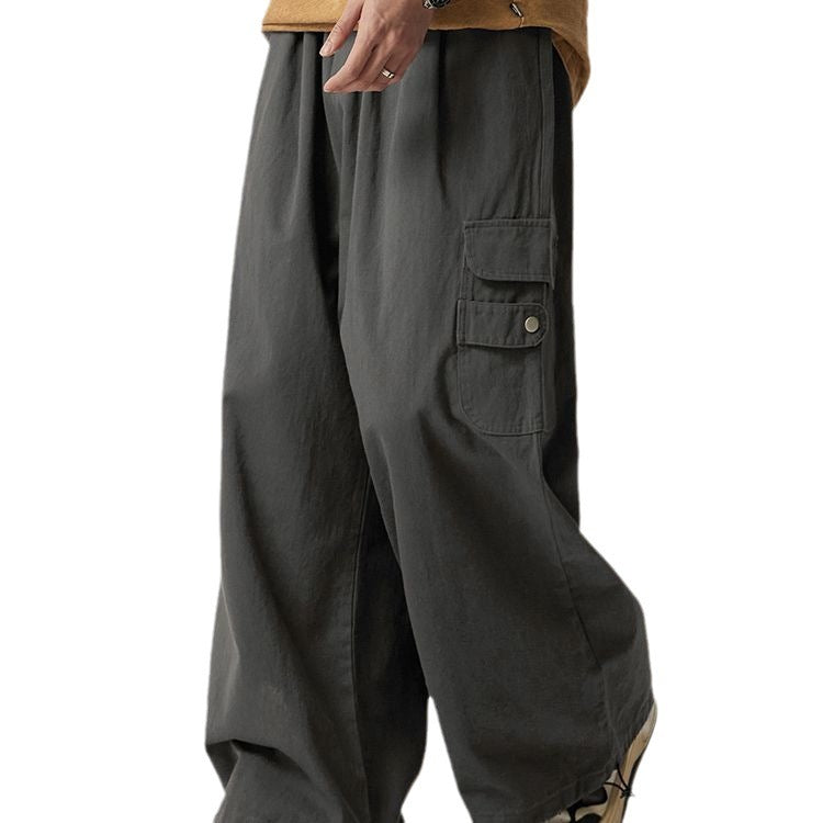Loose Straight Wide-leg Pants