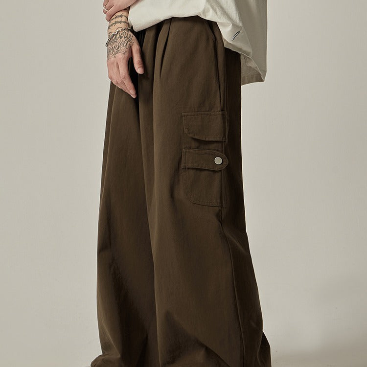 Loose Straight Wide-leg Pants