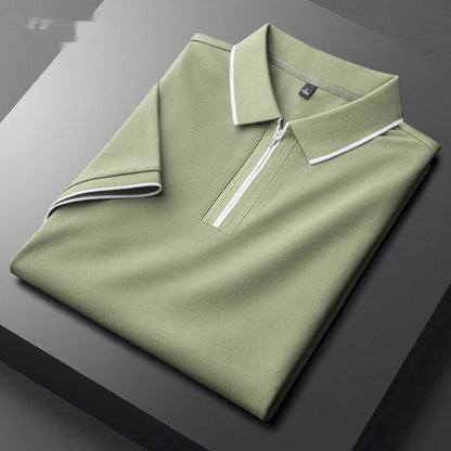 Lapel Silk Business Casual Top