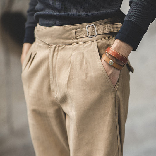 Heritage Belted Chinos