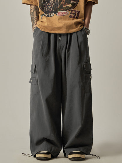 Loose Straight Wide-leg Pants